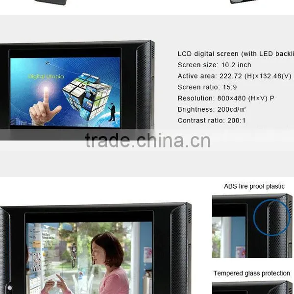 TFT 10" Usb Touch Screen Lcd Monitor, Electronic Advertising Touch Screen Signage, Mini Retail Store Programmable Display photo-5