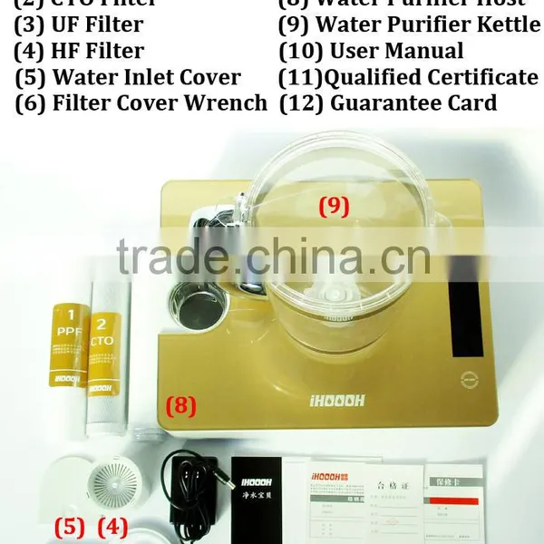 Water Purifier Baby With a Drinking Jug 4 Stage Filters LCD Display Touch Button Used in Home/Office/Kitchen/Public Places photo-6