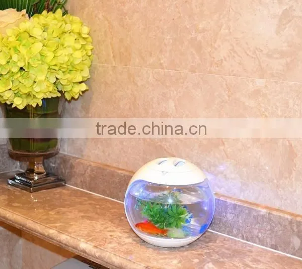 Fashion Glass Bullet Aquarium Fish Tank Guppy Fish, Betta Fish,toy Fish Aquarium Fish Tank photo-3