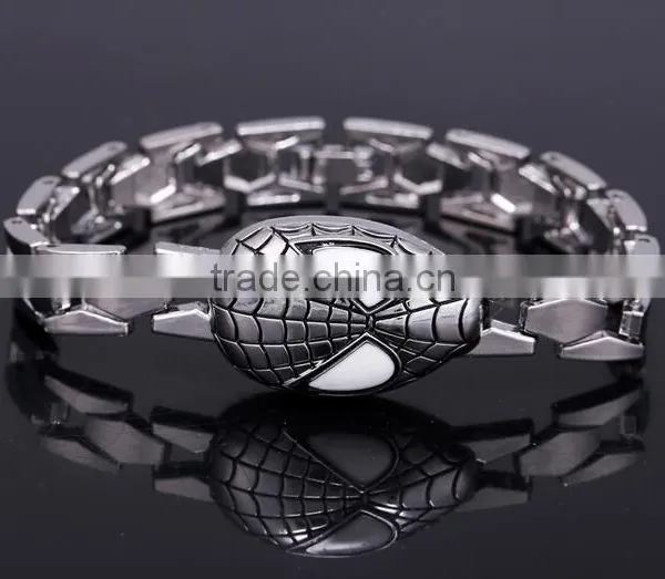 2016 Cartoon Bracelet Alloy Bracelet With Spider Man' s Mask