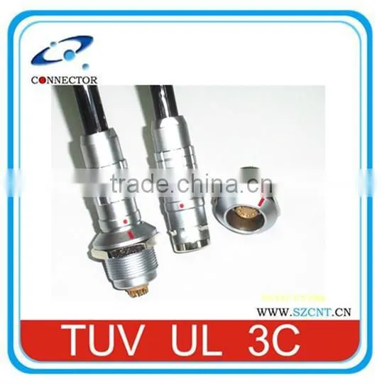 8pins Metal Push Pull 2K Series Connectors Plug and Socket
