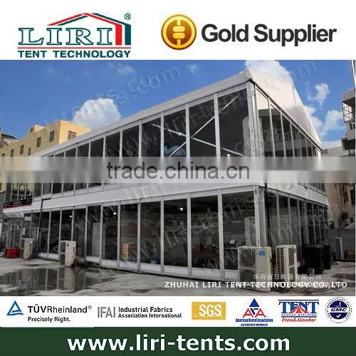 2 Floors Golf Tent With Air Conditioner And Glass Walls