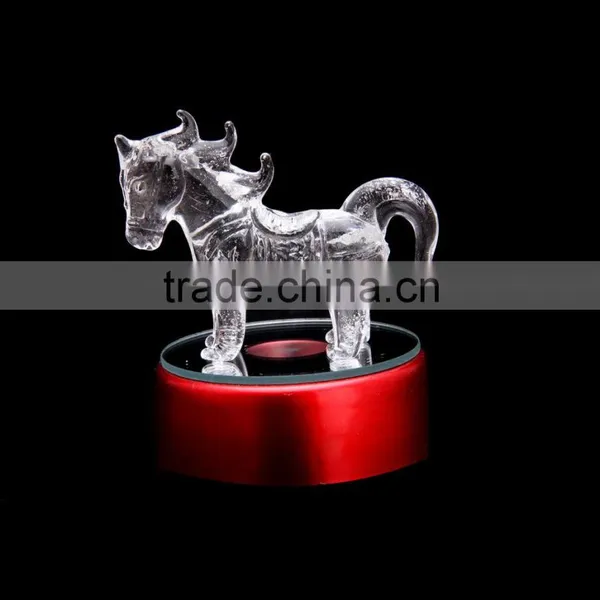 2016 Custom Design Horse Figurine Make Glass Figurines for Home Decration photo-2