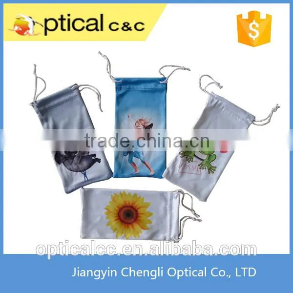 Custom Digital Printed Soft Microfiber Sunglasses Case Quality Choice