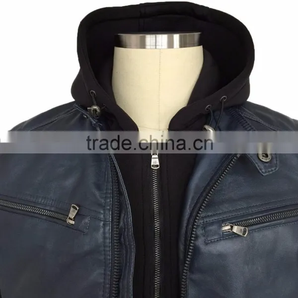 Best Selling Men PU Jacket photo-5