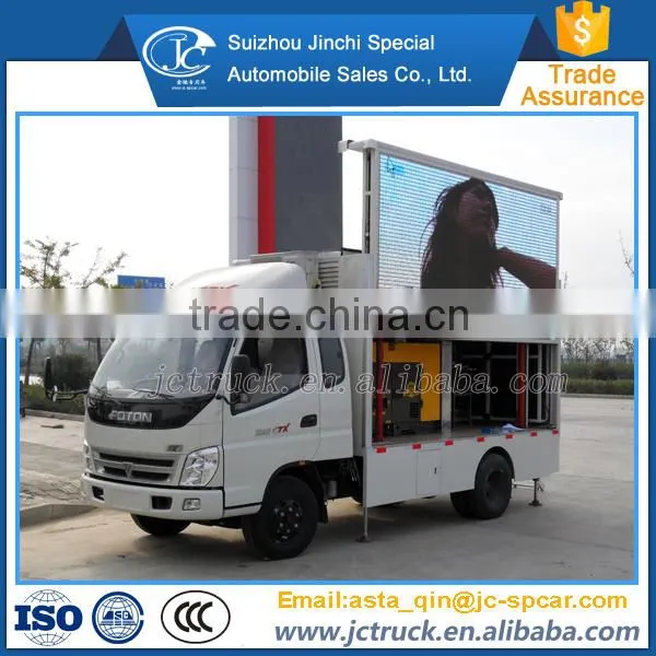 Manual Transmission Type and Diesel Engine Foton 4x2 Supply Led Mobile Advertising Trucks for Sale Sale photo-3