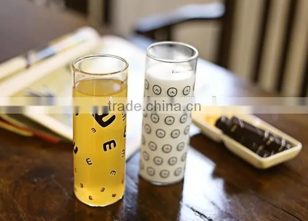 Round Thin Glass Juice Cup Clear Tea Coffee Cup photo-5