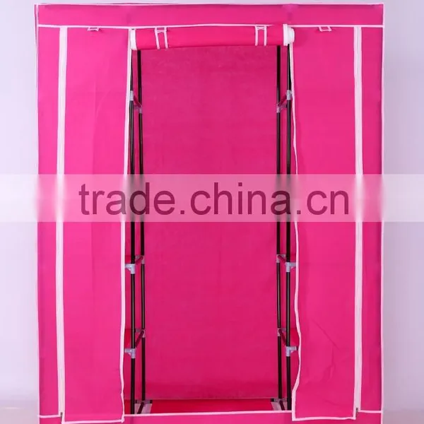 Modern Bedroom Steel Wardrobe, Single Clothing Storage Wardrobe photo-5