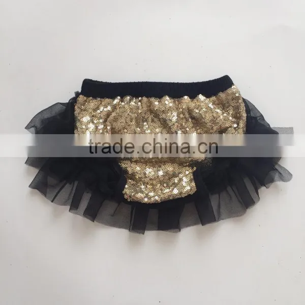 Baby Cotton Clothing Kids Ruffle Paillette Bloomers Cheap Wholesale Baby Bloomers photo-5
