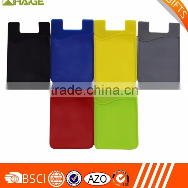New Product Adhesive Silicone Smart Cell Phone Wallet photo-6
