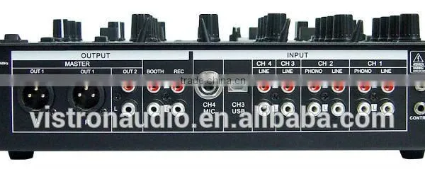 Professional Power Amplifier Digital Multi Player Controller 4-Channel Dj Mixer Usb dj photo-5