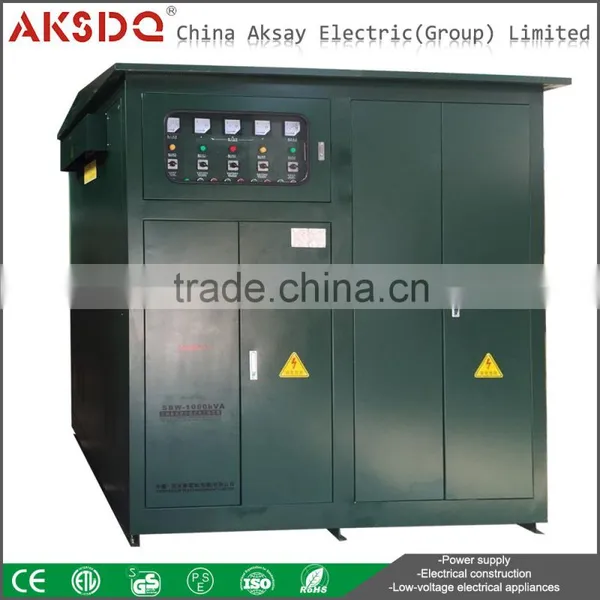 Widely Use Sub Tone/Full Cpooer Three Phase/SBW 2000kva Automatic Compensated Power AC Voltage Stabilizer /WenZhou China photo-3