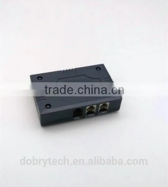 no Power 2 Lines Phone Switch, Phone Router, Line Powered Telephone Router photo-2