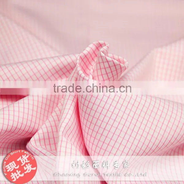 Smooth Touch Mircofiber Polyester&recovered Fibre Plaid Workwear Shirt Fabric photo-6