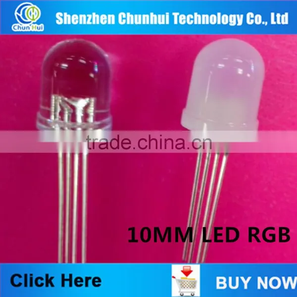 10mm Rgb Led 4-pin Rgb Led Diode Multi-color Led Diode