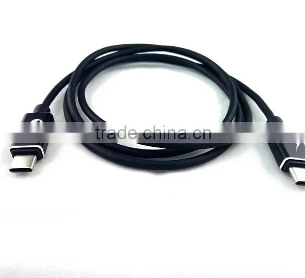 2015 Hot Sale USB 3.1 TYPE C Male to USB 3.1 TYPE C Male Slim White Cable photo-4