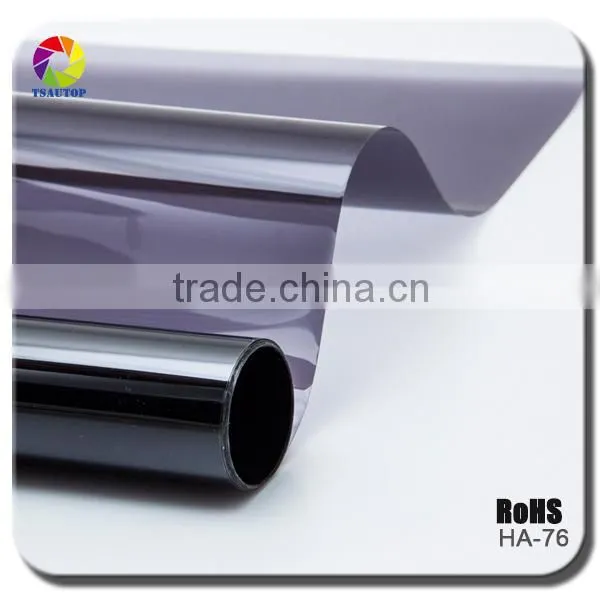TSAUTOP High Qualtity 1.52*30m Vehicle Window Film uv Rejected Tints for Car Colored Window Glass Sheet HA76 photo-2