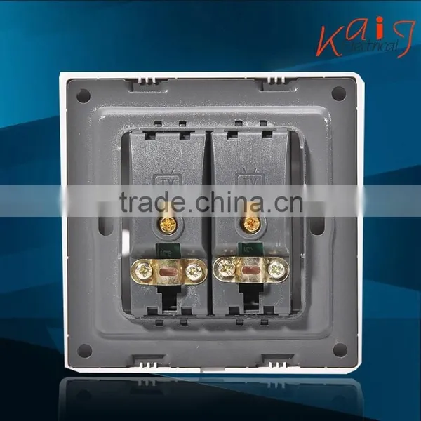 Hot Sale Electrical Double TV Socket 2 Gang TV Socket photo-2