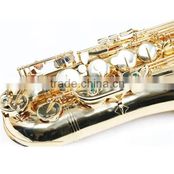 China Professional Gold Lacquer Sax Tenor Saxophone photo-5