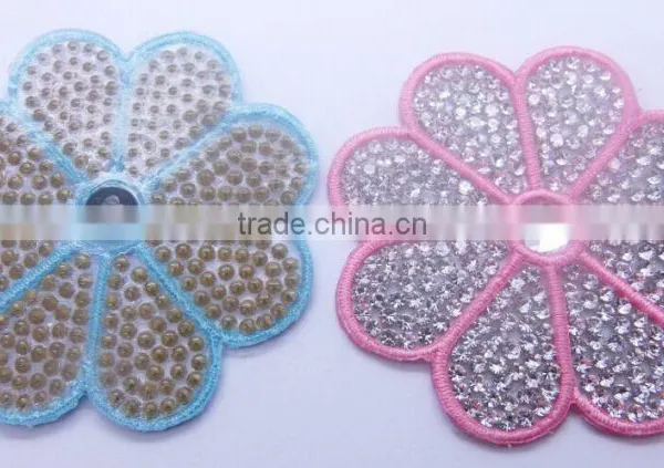 personal customized sequin embroidery badges
