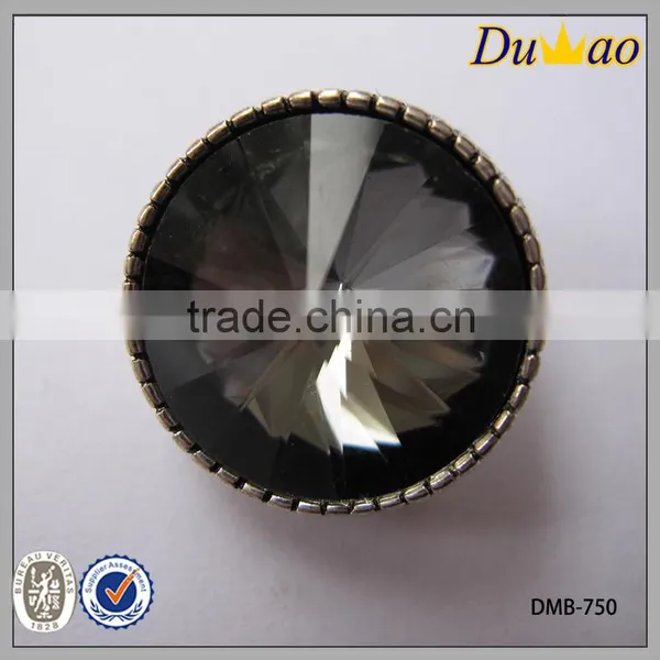 Button for Gentlemen and Ladies Suit Dress Fancy Rhinestone Button photo-2