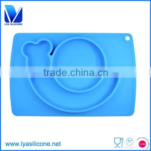 Custom Food Grade Silicone Baby Placemat