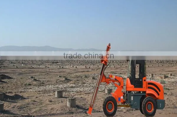 Loader Earth Auger/ramming Hydraulic Drive Piling Machine photo-6