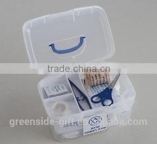 plastic first aid kit with lock