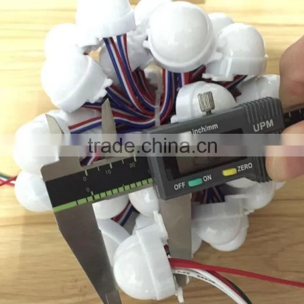 Color Changing 3 LEDs SMD5050 RGB Full-color 30mm Diameter Led Dot Light With Lens photo-5
