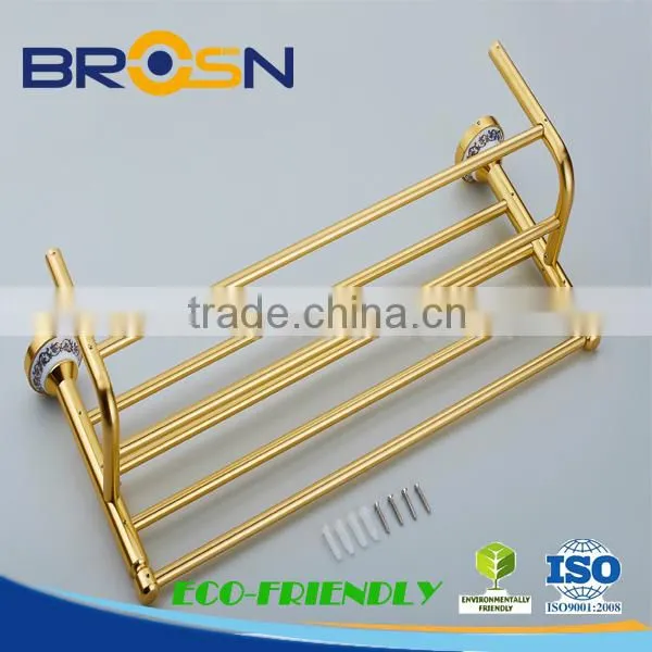 Environment Friendly Ningbo High Quality Bathroom Accessory /Sliver Color /Towel Shelf #81010A