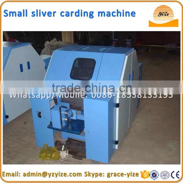 Wool Web Machine/ Small Cotton Sliver Carding Machine for Sale photo-3