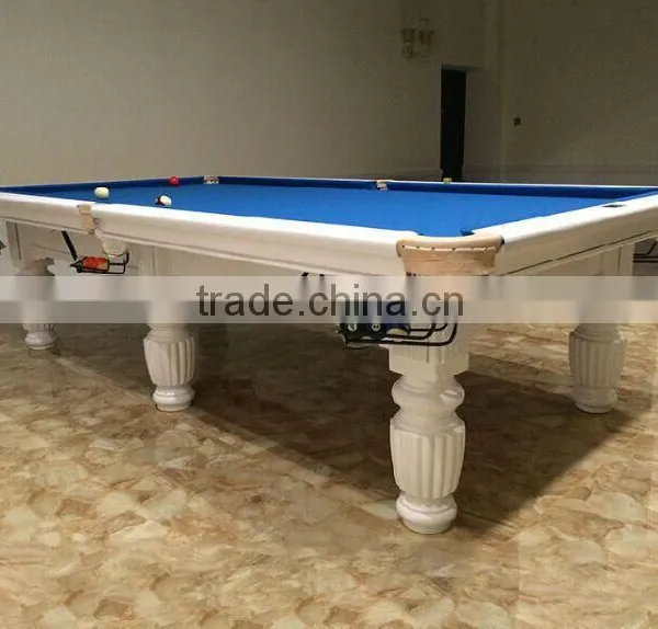 European Style Solid Wood Hand Carved Luxury Pool Table, Snooker Table, Billiard Table photo-6