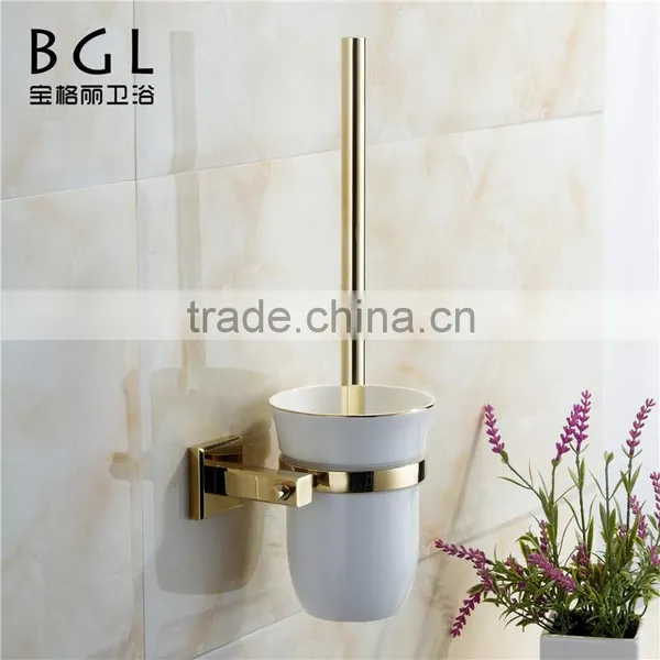 High Demand Export Products Shower Rooms New Design Zine Alloy Ceramic Toilet Brush