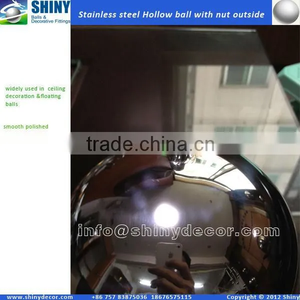 Stainless Steel Hollow Ball With Nut photo-4