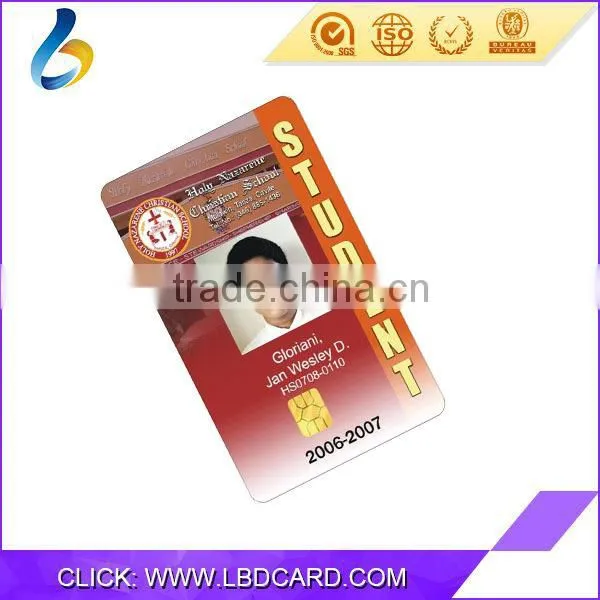 LBD RFID MIFARE 1K PVC Identity Card for Library With Photo photo-3