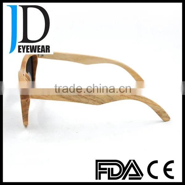 2016 Rectangle Women Mens Cool Natural Wood Rectangle Wooden Sunglasses photo-4