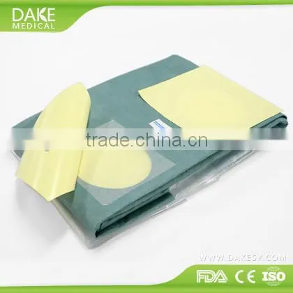 Wood Pulp Spunlace+PE Casting Film Drape for Surgical Use photo-3
