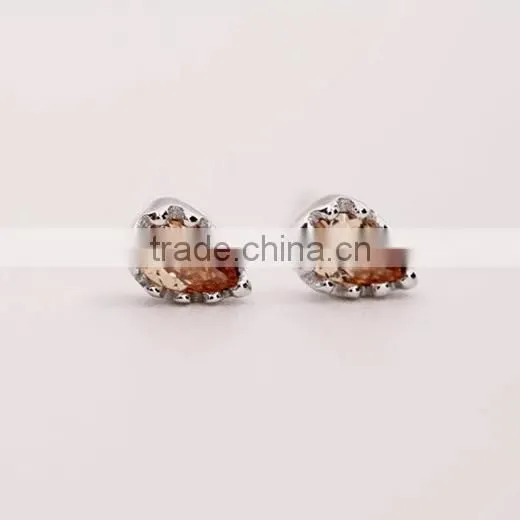 925 Sterling Solid Silver Water Drop Blue White Green and Champagne Zircon Earrings Fashion Women Earrings Jewelry 6790198 photo-4
