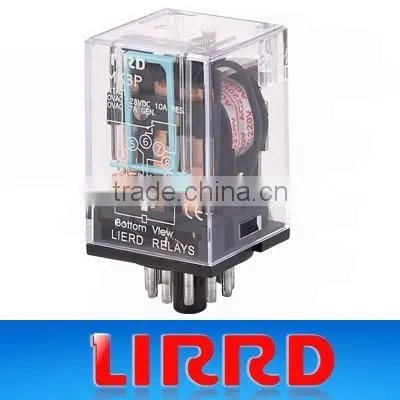 11PINS round base10A general purpose electromagnetic power relay MK-3P DC12V/DC24V/AC220V