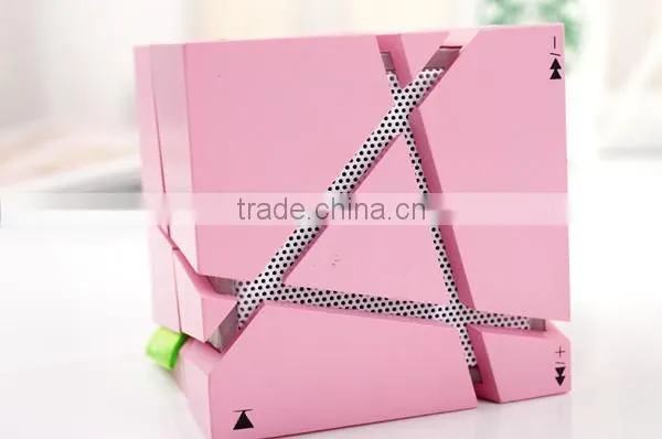 2015 Promotional Manufacturer Cube Bluetooth Speakers With LED Lights photo-5