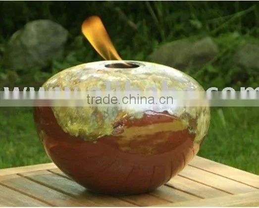 Fire Pot Arani Ceramic Garden Candle Holders