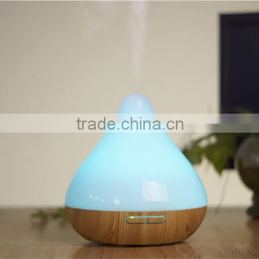 Aromatherapy Diffuser Machine Electric Room Aroma Diffuser Wooden Grain Style photo-5