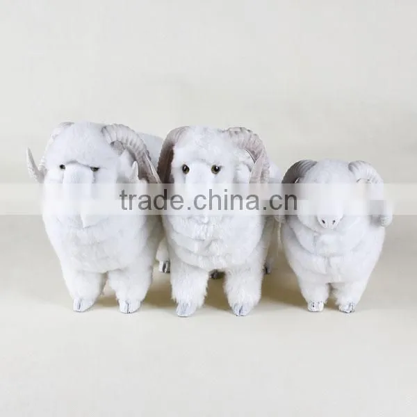 Unstuffed Plush Wire Animals Goat Metal Crafts Garden Decoration photo-2