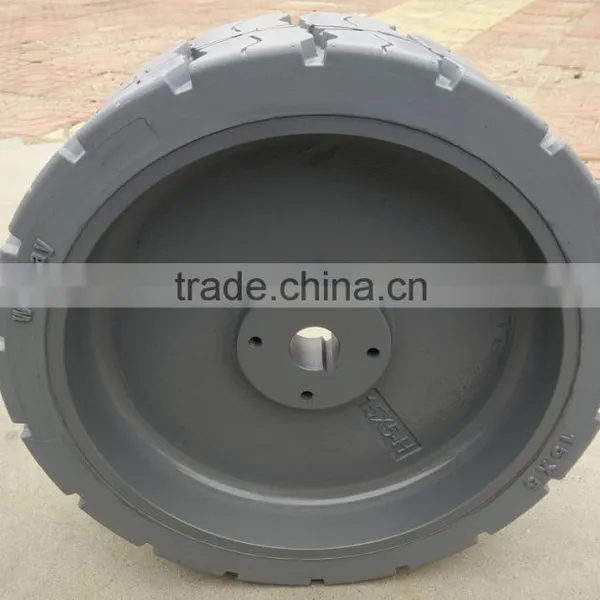 Hot Sale 15x5 Scissor Lift Wheel for el Machine photo-2