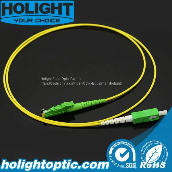 Fiber Optic Patch Cable Sca to E2000A Simplex Sm Yellow photo-5