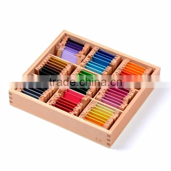 Preschool Wooden Early Educationa Toys Montessori Sesorial Teaching Aids Color Board photo-4