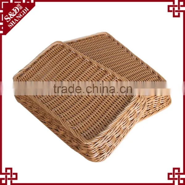 Woven Bread Basket / Plastic Food Basket photo-3