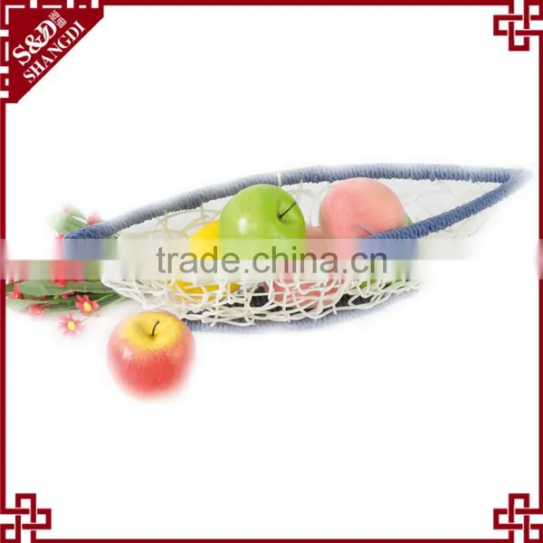 S.D Luxury Leather Gift Packing Basket for Fruit, Festival Gift Basket photo-3