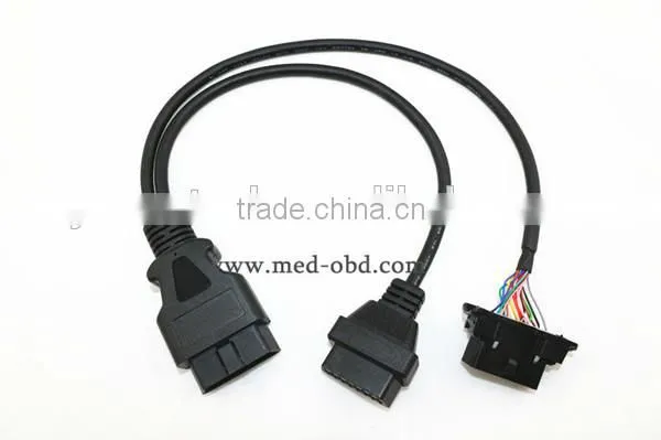 OBD2 Y Cable Adapter for Network Cable/Optical Audio Cable Rca Adapter In OBDII photo-2