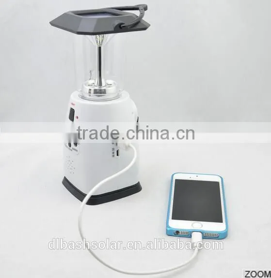 Hotsales FM Radio Solar Power and Emergency Crank Solar Lantern &solar Chargers photo-3